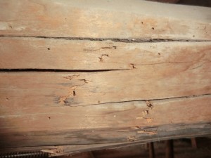 reparar vigas madera
