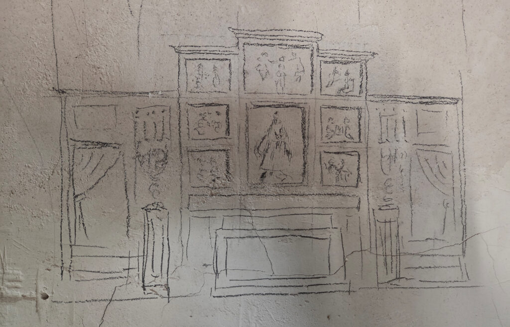 Este y otros dibujos, grafitis, inscripciones y anotaciones, son testimonio de la historia que reaparece discreta pero elocuente, durante las inspecciones que realizamos en estructuras de madera del patrimonio arquitectónico histórico…